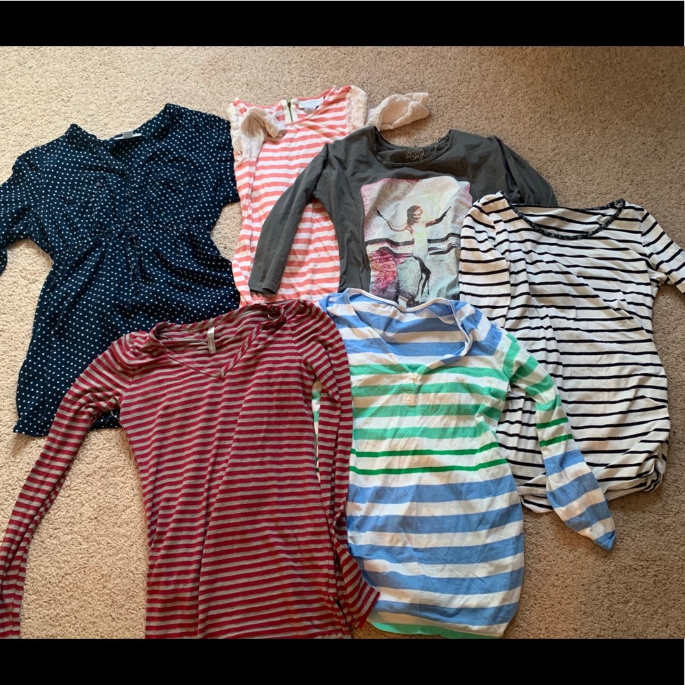 Long sleeve maternity lot
